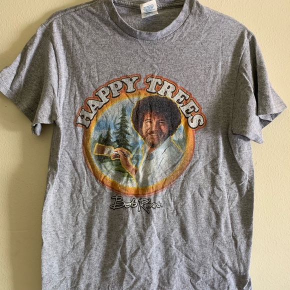 BOB ROSS T SHIRT - Picture 2 of 2